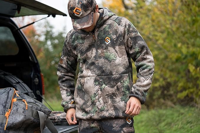 SCENTLOK BE:1 RIDGE HALF-ZIP HOODIE