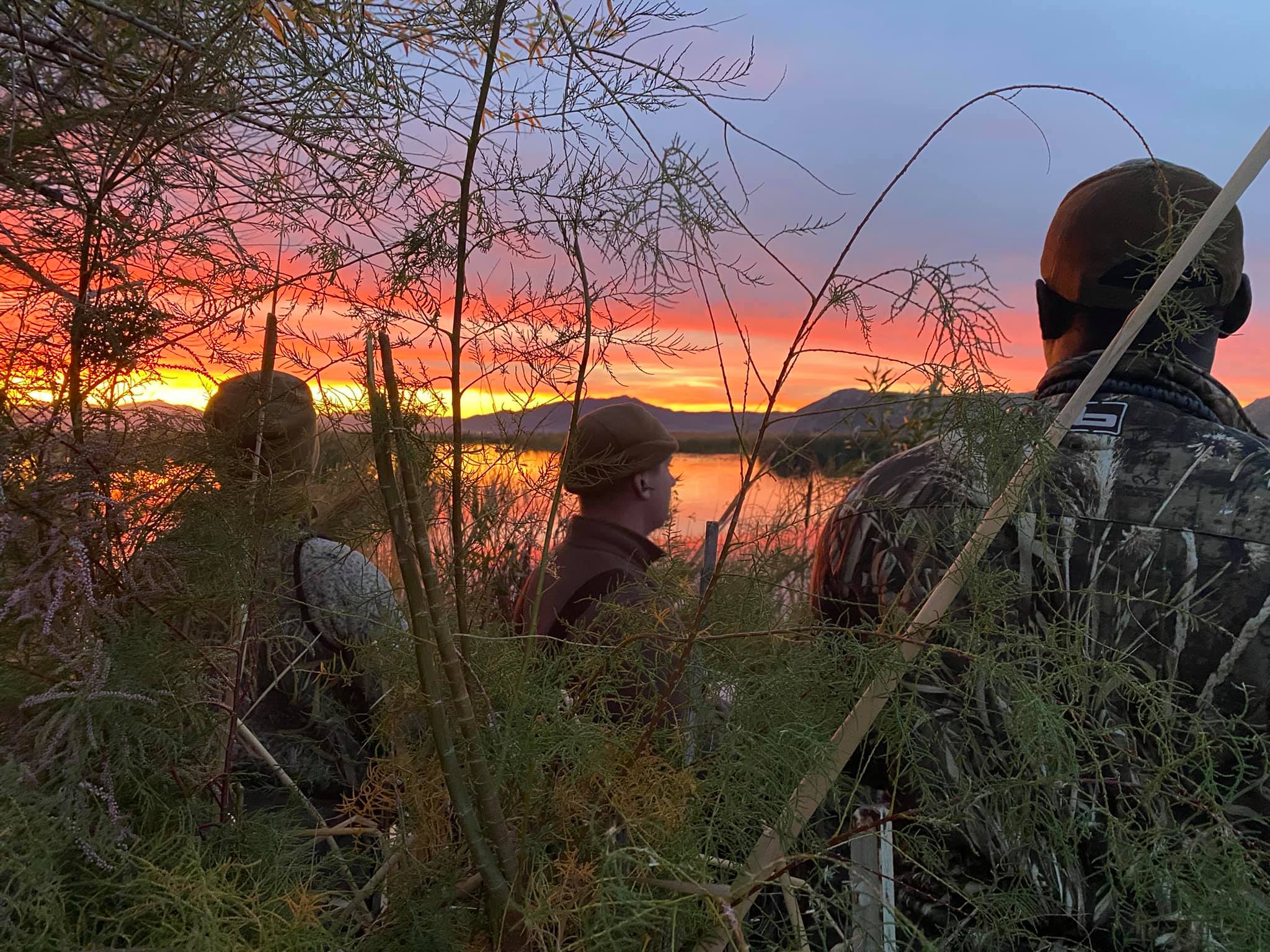 Soldiers watching the sunrise at Camp Pendleton HazRDS Maximizes Safety on Camp Pendleton iSportsman Launches at Camp Pendleton