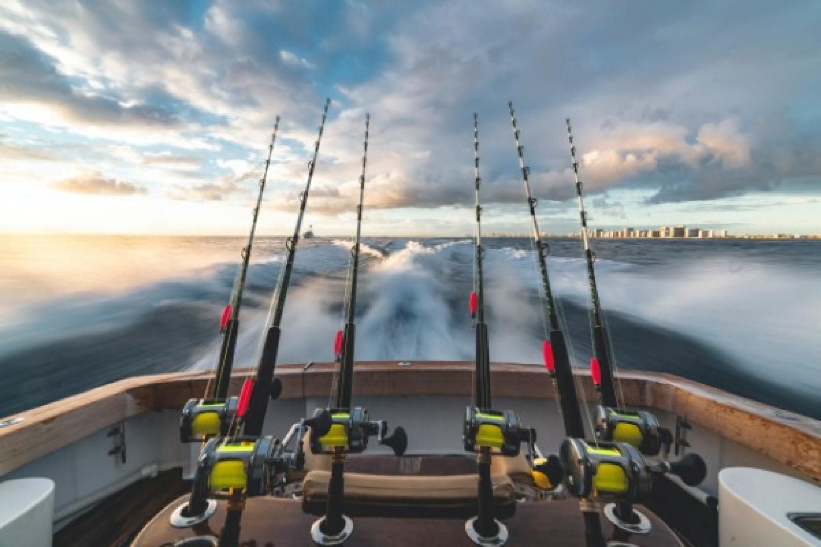 six fishing rods Understanding Weather Fronts for Successful Fishing