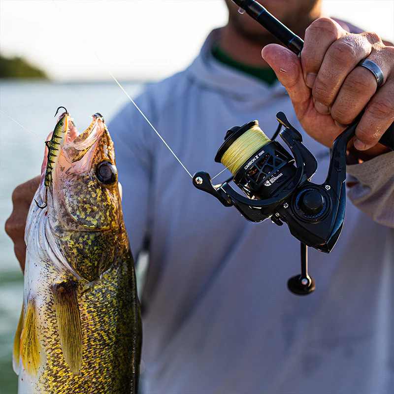 trout fishing rod setup