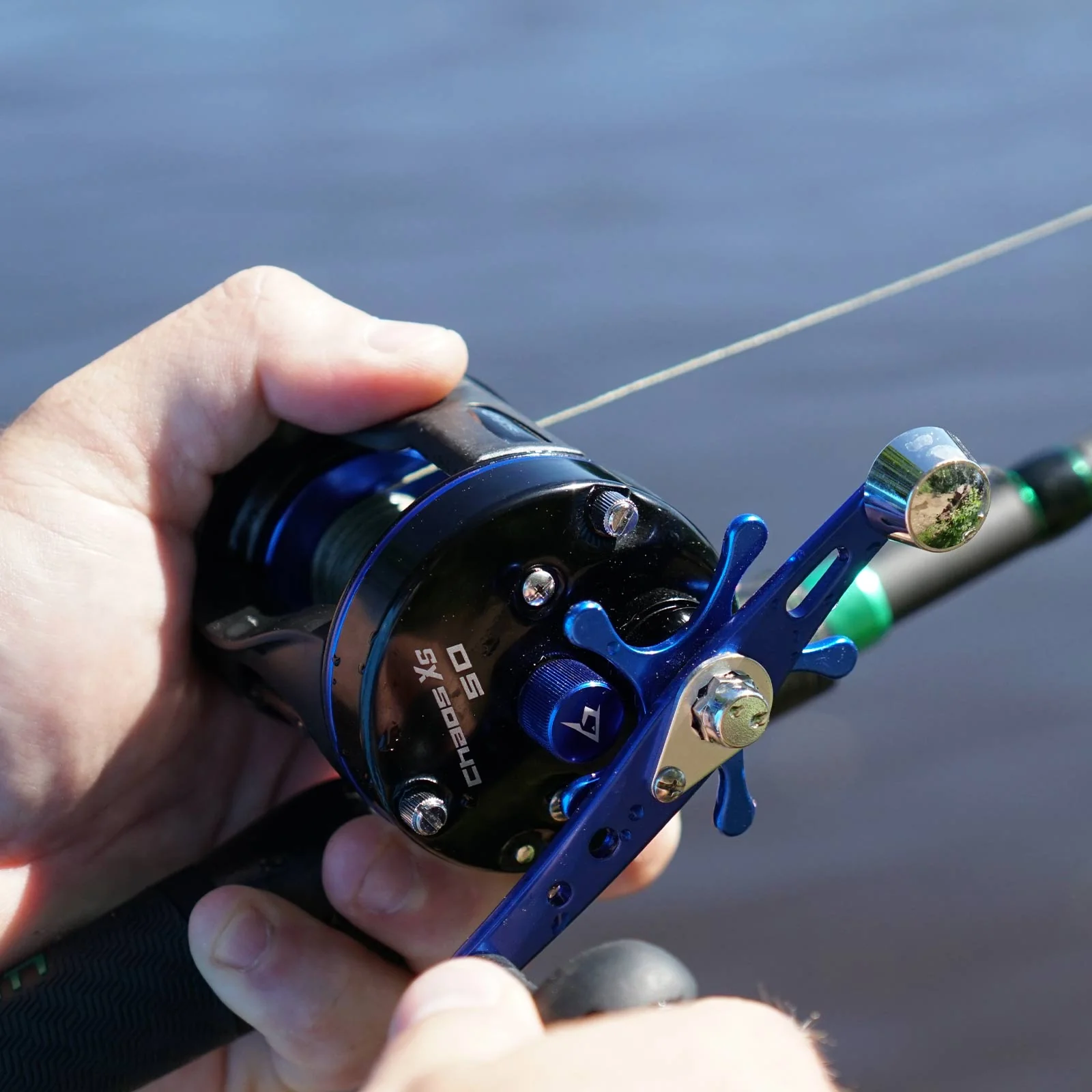 trout fishing rod setup